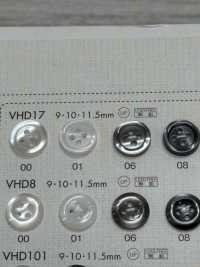 VHD17 DAIYA BUTTONS 防震超耐用""系列仿貝殼聚酯纖維紐扣"[鈕扣] 大阪鈕扣（DAIYA BUTTON） 更多照片