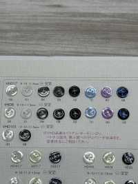 VHD17 DAIYA BUTTONS 防震超耐用""系列仿貝殼聚酯纖維紐扣"[鈕扣] 大阪鈕扣（DAIYA BUTTON） 更多照片