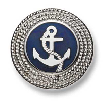 224 國產 西裝・夾克用金屬鈕扣 銀色/海軍藍