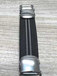 AB-10-Y 袖吊袜带条纹袖挂式（上下夹住袖子的类型）[正裝配飾] 山本（EXCY） 更多照片
