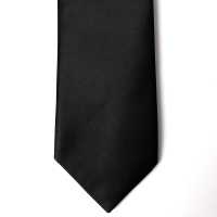 HVN-BK VANNERS真絲手工領帶黑色橫貢緞[正裝配飾] 山本（EXCY） 更多照片