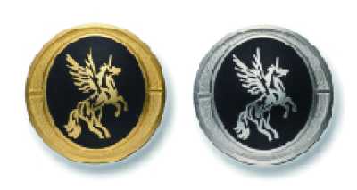 ML-15 義大利金屬鈕扣 中央黑色