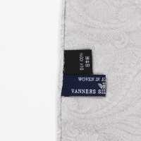 VST-2 VANNERS真絲麵料圍巾佩斯利花紋灰色[正裝配飾] 山本（EXCY） 更多照片