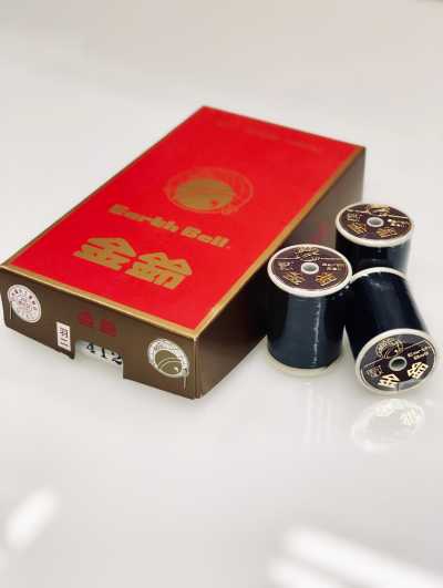 金鈴絹糸 羽二 普通布料用縫紉機線 絲100% 700公尺卷
