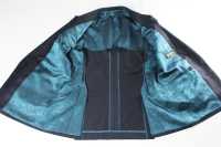 GXPWJ1 採用 DORMEUIL面料的海軍藍色純色雙層夾克[服裝產品] 山本（EXCY） 更多照片