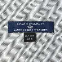 VAS-47 VANNERS真絲阿斯科特領巾人字紋紋銀[正裝配飾] 山本（EXCY） 更多照片