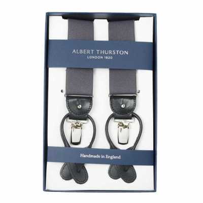 AT-DARKGREY ALBERT THURSTON 吊帶 深灰色 彈性（橡膠） 2in1