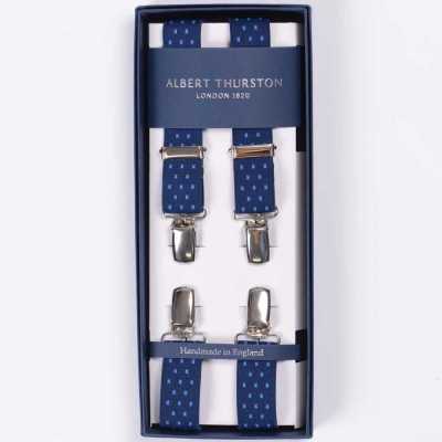 ATX-2447 Albert Thurston吊帶X 型夾子4 點 25 毫米鬆緊帶（鬆緊帶）[正裝配飾] ALBERT THURSTON 更多照片