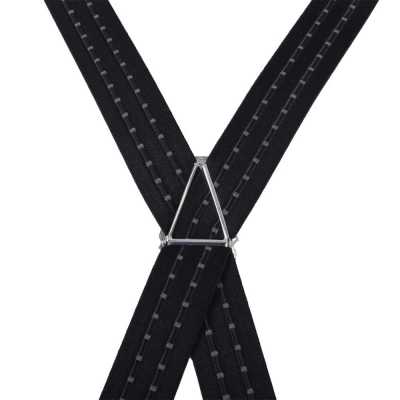 SR-2005 日本X型夹子4点紧固吊带黑色[正裝配飾] 山本（EXCY） 更多照片