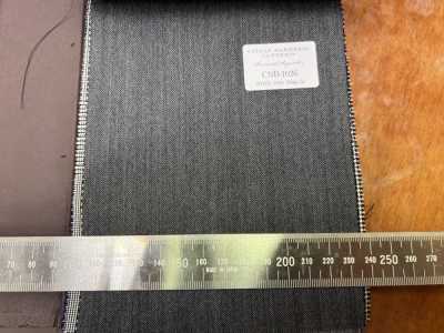 CNB1026 CANONICO 經典款 Super110's PERENNIAL 灰色影紋條紋