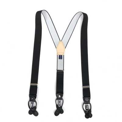 SR-BLACK SR-BLACK 吊帶 EXCY Braces 黑色 素色 2合1 35mm 彈性
