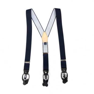 SR-NAVY SR-NAVY 背帶 EXCY Braces 海軍藍 素色 2合1 35mm 鬆緊
