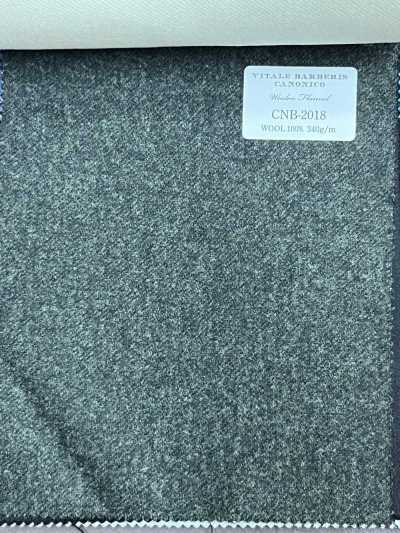 CNB2018 CANONICO 經典款 粗紡法蘭絨 深灰色 素色