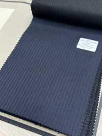59436-23 25AW BEST SELECTION [Lustre] 光澤海軍藍陰影條紋[布料] 國島株式會社 更多照片