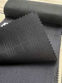59437-24 25AW BEST SELECTION [Lustre] Luster Navy Shadow 格紋[布料] 國島株式會社 更多照片