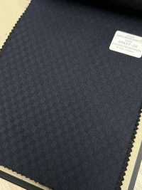 49457-38 25AW BEST SELECTION [Lustre] Luster Navy Checkered Shadow[布料] 國島株式會社 更多照片