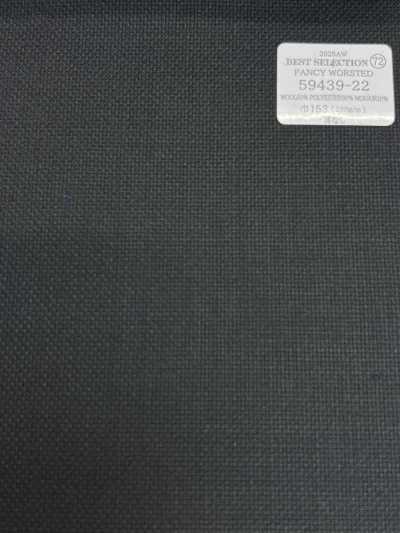 59439-22 26AW BEST SELECTION 【FANCY WORSTED】花式精紡 深藏青 格紋織紋圖案