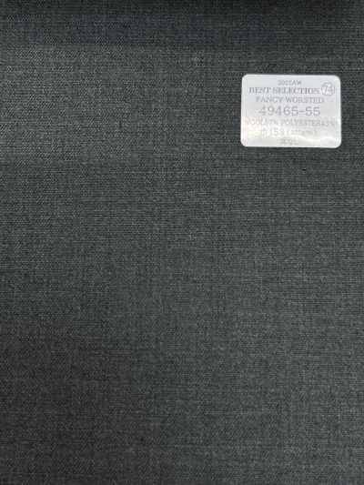 49465-55 26AW BEST SELECTION 【FANCY WORSTED】花式精紡 灰色 素色