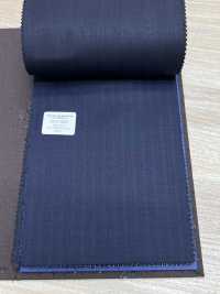 55CN5550 CANONICO PERENNIAL SUPER110'S 深海軍藍陰影條紋[布料] 佳能 更多照片