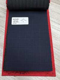 4ML3993 25AW THE CITY Alternate Glen 格紋海軍藍[布料] 美雪毛紡廠 更多照片