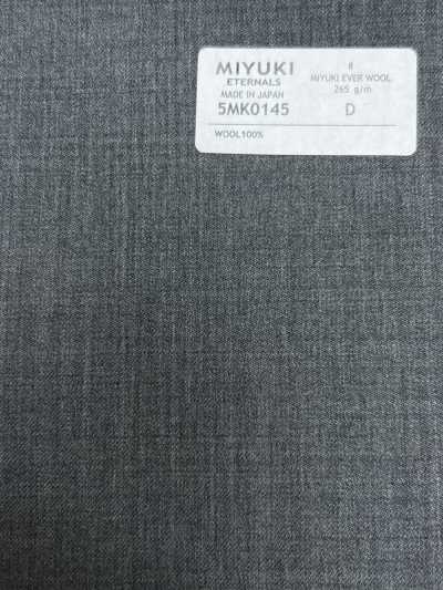 5MK0145 MIYUKI EVER WOOL 素色 淺灰色