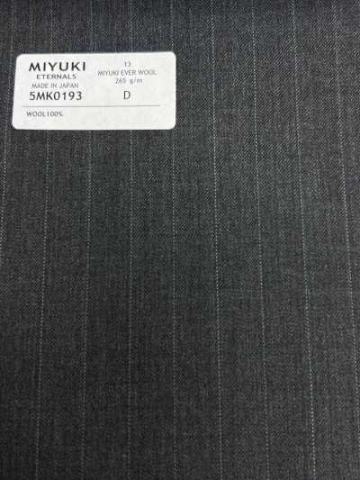 5MK0193 MIYUKI EVER WOOL 條紋 灰色