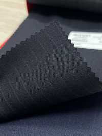 5MK0204 MIYUKI EVER WOOL 暗影條紋深海軍藍[布料] 美雪毛紡廠 更多照片