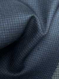 5ML0391 MIYUKI EVER WOOL（Miyuki Everwool）千鳥格海軍藍[布料] 美雪毛紡廠 更多照片