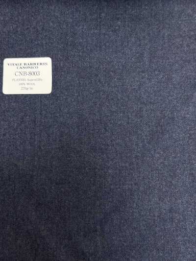 CNB8003 CANONICO 經典款 法蘭絨 Super120's 藍色素面