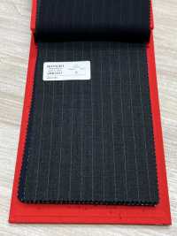 2MK4421 26SS Miyuki布料MIYUKI ESSENTIALS ACTIVA 炭灰色條紋 美雪毛紡廠 更多照片