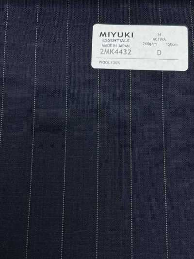 2MK4432 26SS 御幸布料 MIYUKI ESSENTIALS ACTIVA 海軍藍條紋