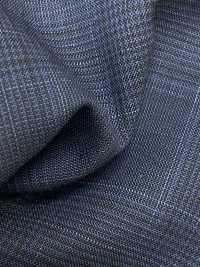 2MK4454 26SS Miyuki 布料 MIYUKI ESSENTIALS ACTIVA 海軍藍格紋 美雪毛紡廠 更多照片