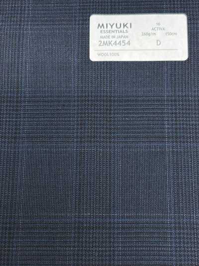 2MK4454 26SS 御幸布料 MIYUKI ESSENTIALS ACTIVA 藏青色 格紋