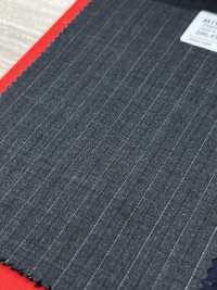 2ML4560 26SS Miyuki布料MIYUKI Essentials TROPICS 炭灰色條紋 美雪毛紡廠 更多照片