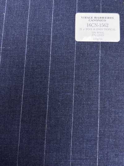 16CN1562 26SS VBC Vitale Barberis Canonico 21 μ 羊毛&亞麻熱帶布料