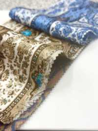 URJ-098 義大利製造，100%銅氨里料，佩斯利花紋，棕色。[裡料] TCS 更多照片