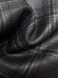 M02045-3 KUNISHIMA1850 獨家系列【SOMO CASHMERE 100%】海軍藍3D格紋[布料] 國島株式會社 更多照片