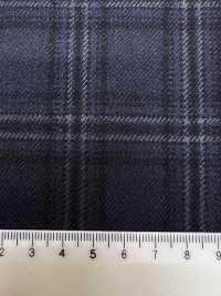 M02045-3 KUNISHIMA1850 獨家系列【SOMO CASHMERE 100%】海軍藍3D格紋[布料] 國島株式會社 更多照片