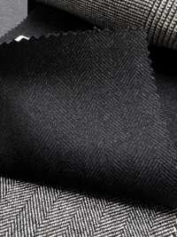 M02047-2 KUNISHIMA1850 獨家系列【SOMO CASHMERE 100%】海軍藍人字紋[布料] 國島株式會社 更多照片
