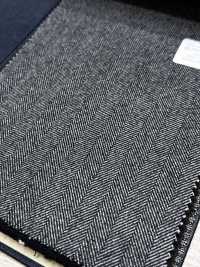 M02047-5 KUNISHIMA1850 獨家系列【SOMO CASHMERE 100%】灰色人字紋[布料] 國島株式會社 更多照片
