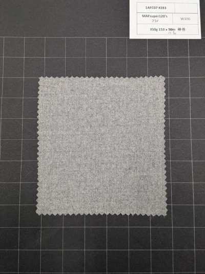 1AFC07-283 【庫存限量品】Nikke Textile布料 MAFsuper120's法蘭絨 灰色