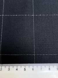 LA5531-GR 經典款 日本產 真絲金銀絲羊毛彈力 格紋 綠色[布料] 細井商事株式會社 更多照片