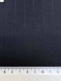 69580-17 26AW HERDREX【Silk & Wool】真絲羊毛 黑色 暗紋條紋[布料] 國島株式會社 更多照片