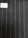 69582-13 26AW HERDREX【Tasmanian Flannel】真絲羊毛 黑色條紋
