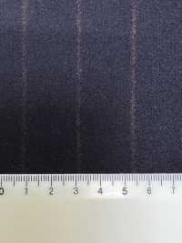 56CN5201 CANONICO(卡諾尼科) 原裝羊毛法蘭絨 深藏青/紅條紋[布料] 佳能 更多照片