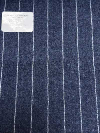 56CN5214 CANONICO(卡諾尼科) 法蘭絨經典 藍色條紋