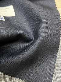 56CN5236 CANONICO（卡諾尼科）RWS TRADITIONAL WORSTED 21 海軍藍陰影條紋[布料] 佳能 更多照片