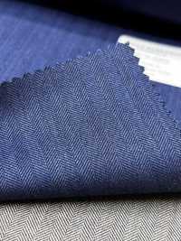 56CN5265 CANONICO（卡諾尼科）PERENNIAL-CLASSICS 藍色人字紋[布料] 佳能 更多照片