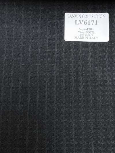LV6171 LANVIN COLLECTION Super120's 綠色格紋