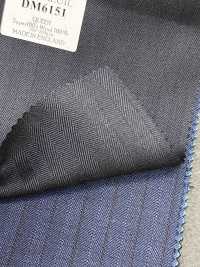 DM6151 DORMEUIL QUEEN Super100's 深藏青 條紋[布料] 細井商事株式會社 其他圖片